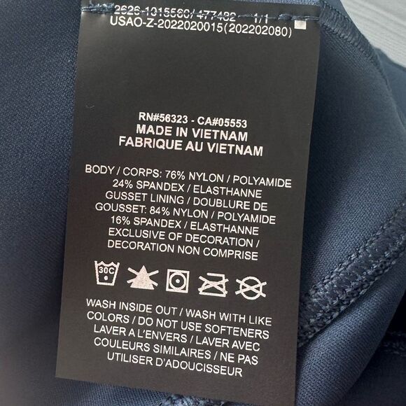 Nike Universa Medium Support High Rise 8” Bike Short Navy Blue Size XL - Picture 4 of 6